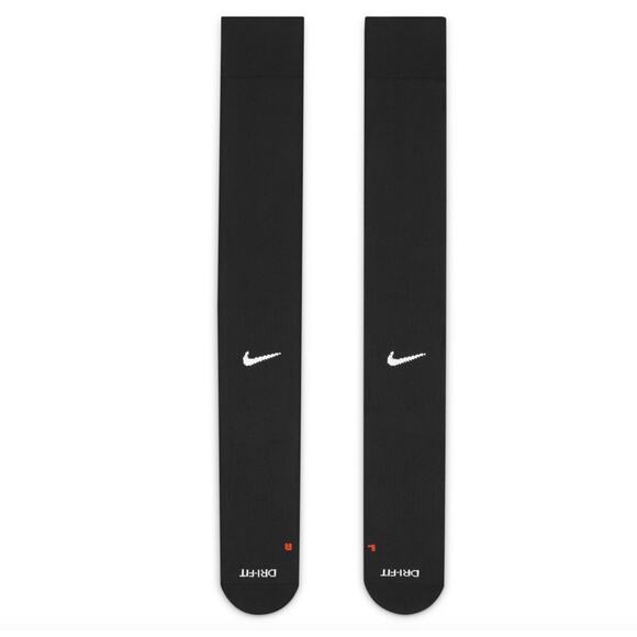 New 2 Pair Nike Performance Cushioned Knee-High Dri- Fit Black Socks Size Small - Picture 3 of 13